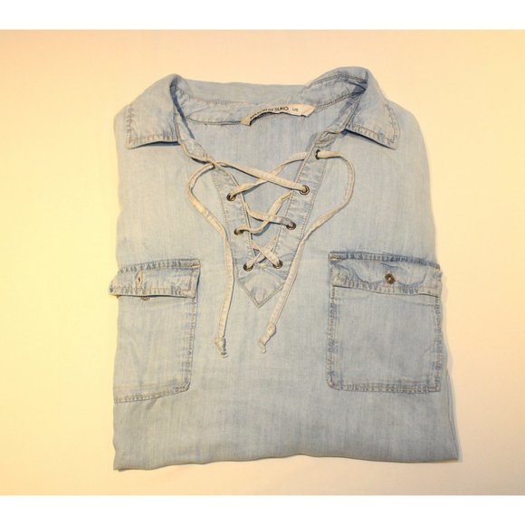 Mason By Suko Loose Tencel Long Sleeve Top - Picture 3 of 3